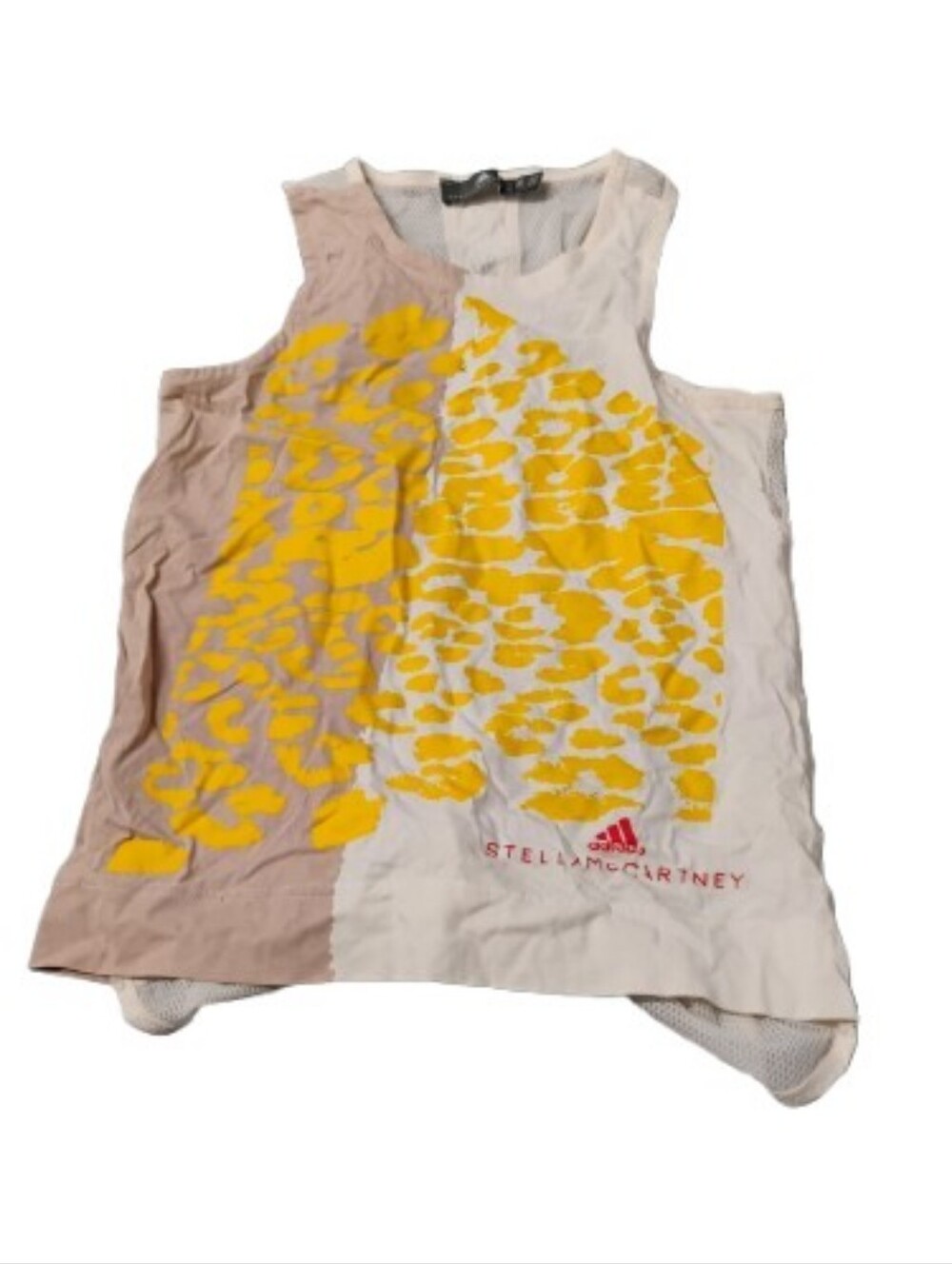 Stella McCartney X Adidas Color Block Animal Print Athletic Tank Top Sz XS